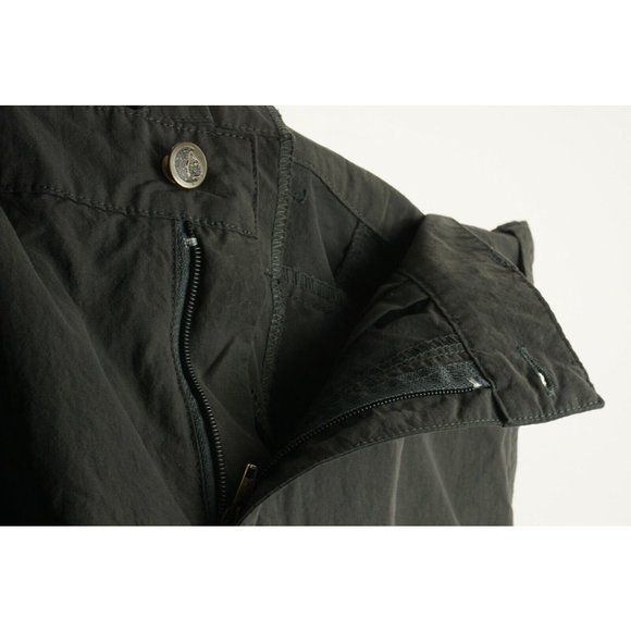 Women's Dark Gray Cargo Shorts - Picture 6 of 9